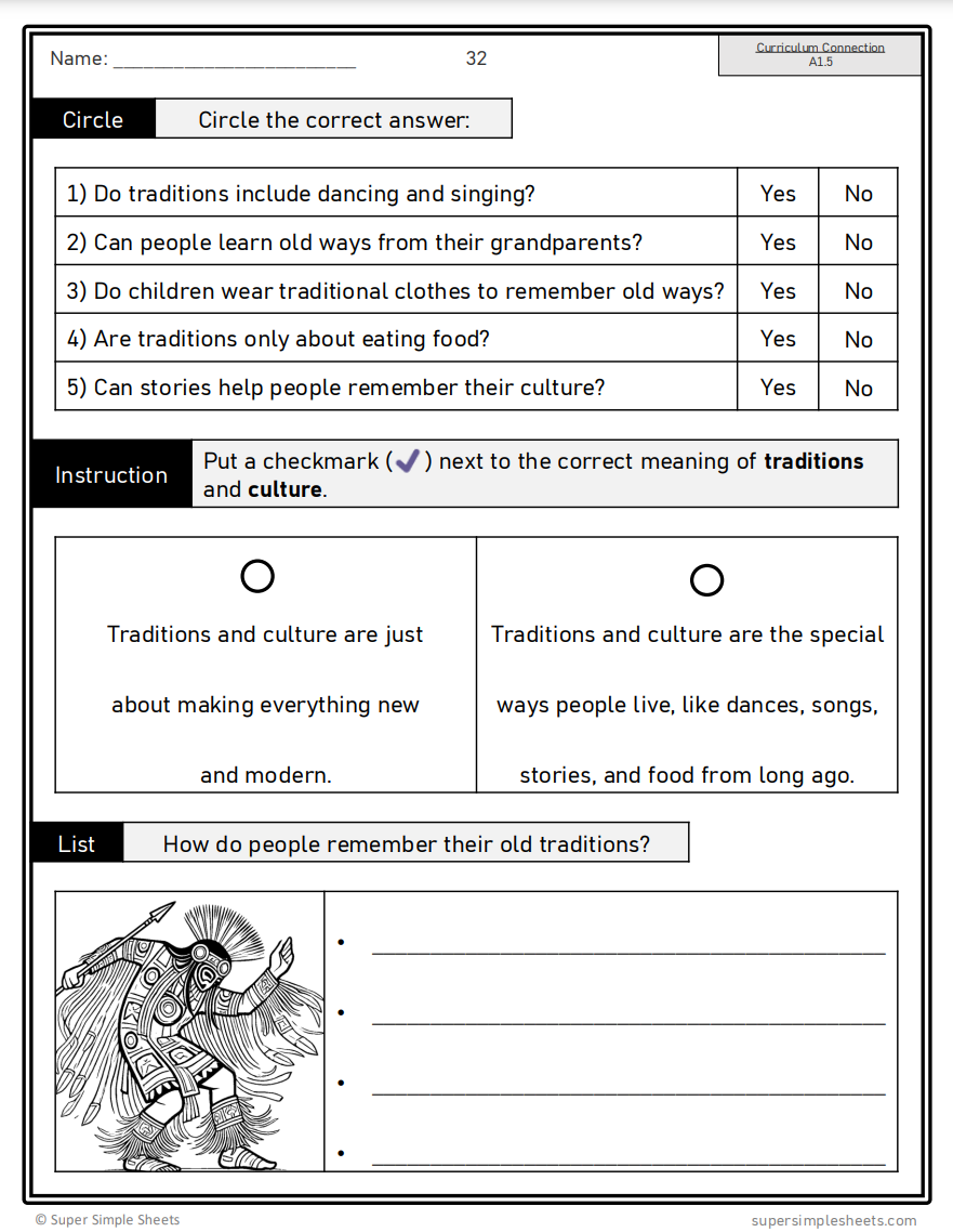 Our Changing Roles and Responsibilities - Ontario Social Studies Grade 1 Bundle