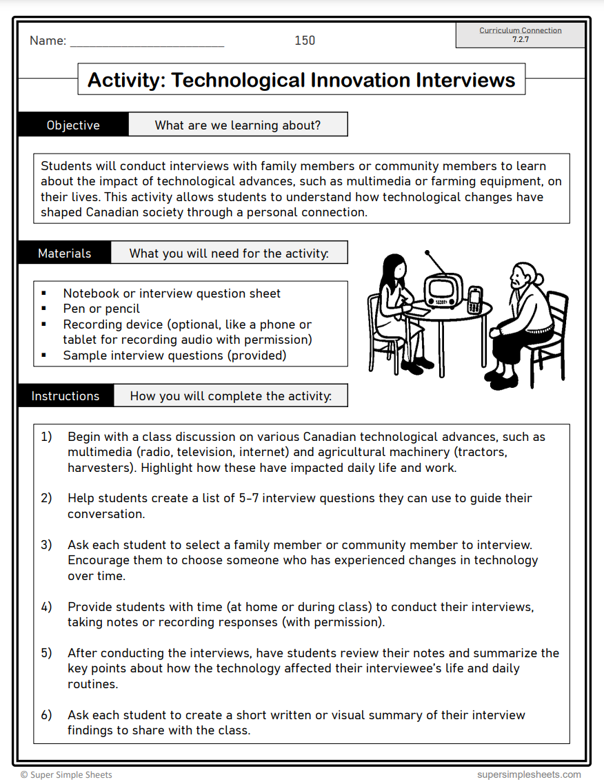 Following Confederation - Alberta Social Studies Grade 7 Lesson/Workbook Bundle
