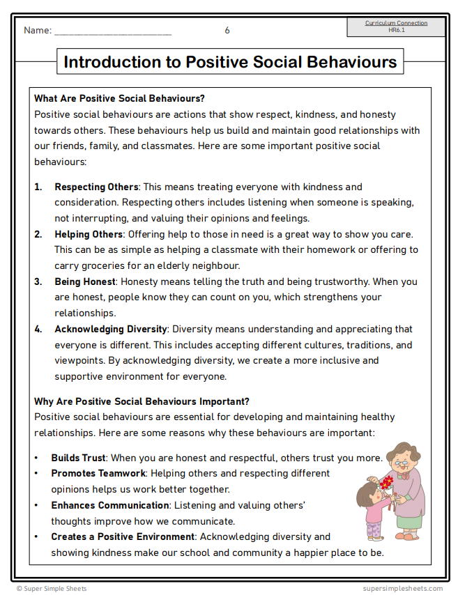 Healthy Relationships - Grade 6 - Alberta Health - Lessons/Workbook Bundle