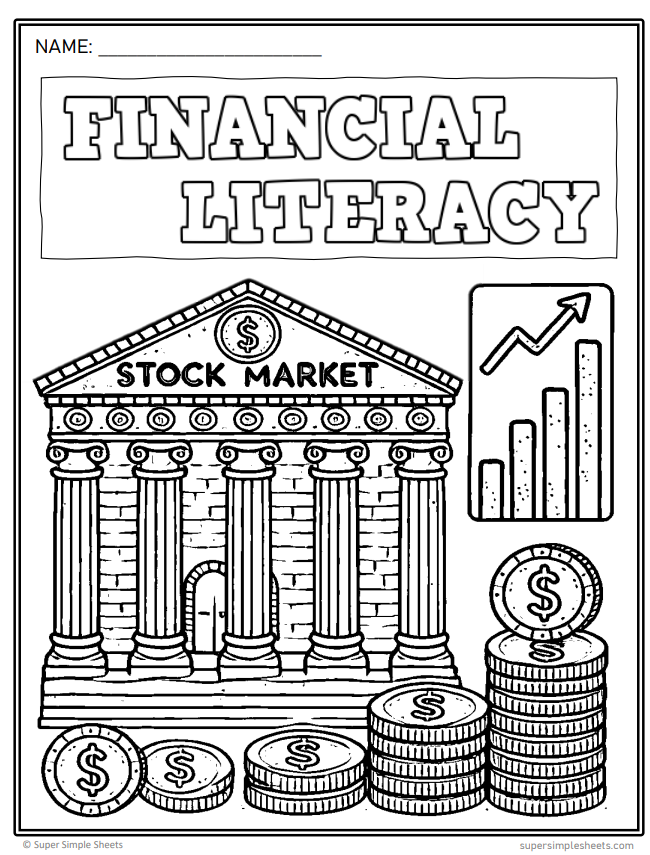 Financial Literacy - Grade 6 - Alberta Health - Lessons/Workbook Bundle