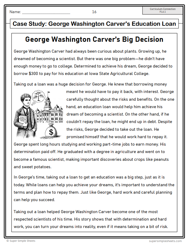 Financial Literacy - Grade 6 - Alberta Health - Lessons/Workbook Bundle