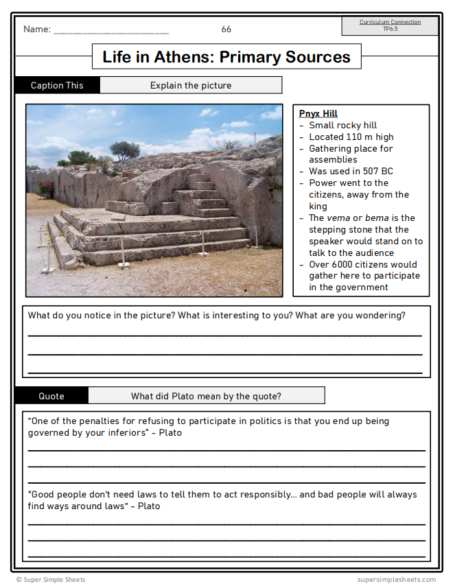 Grade 6 - Time and Place - Alberta 2025 Social Studies - Lesson/Workbook Bundle