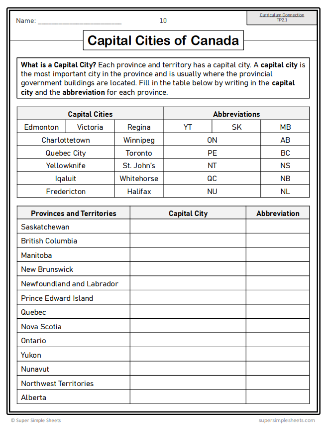 Grade 2 Time and Place - Alberta NEW 2025 Social Studies -Lesson/Workbook Bundle