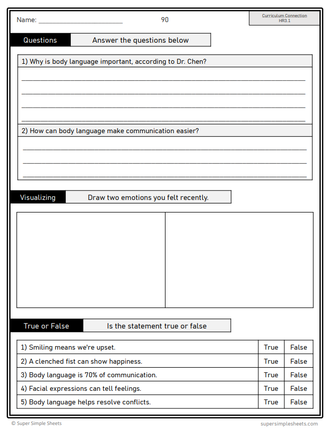 Healthy Relationships - Grade 3 - Alberta Health - Lessons/Workbook Bundle