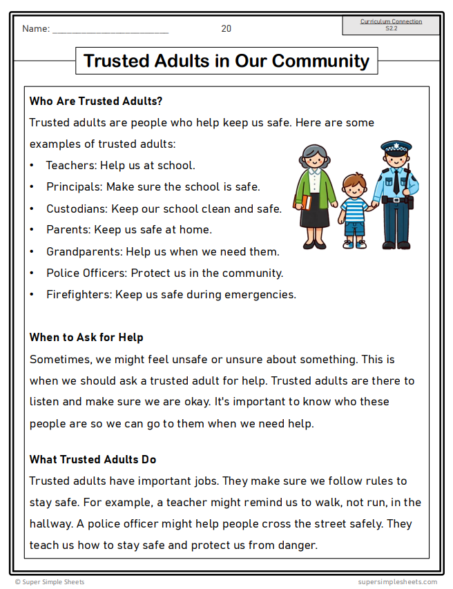 Safety - Grade 2 - Alberta Health and Wellness - Lessons/Workbook Bundle