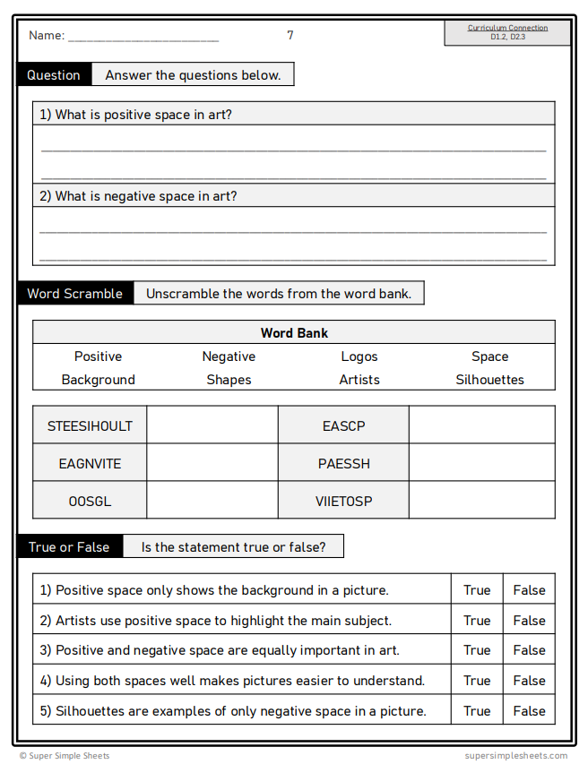 Visual Arts - Ontario The Arts Curriculum - Grade 3 - Lesson/Workbook Bundle