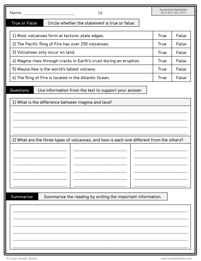 Grade 7 - Physical Patterns in a Changing World - Ontario Geography - Lessons/Workbook Bundle