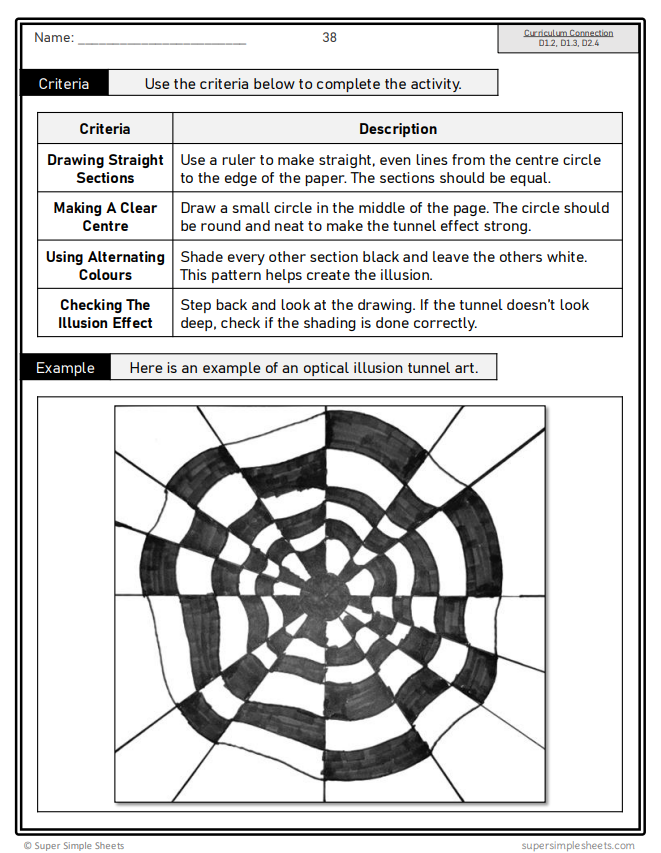 Grade 4 - Visual Arts - Ontario The Arts Curriculum - Lesson/Workbook Bundle