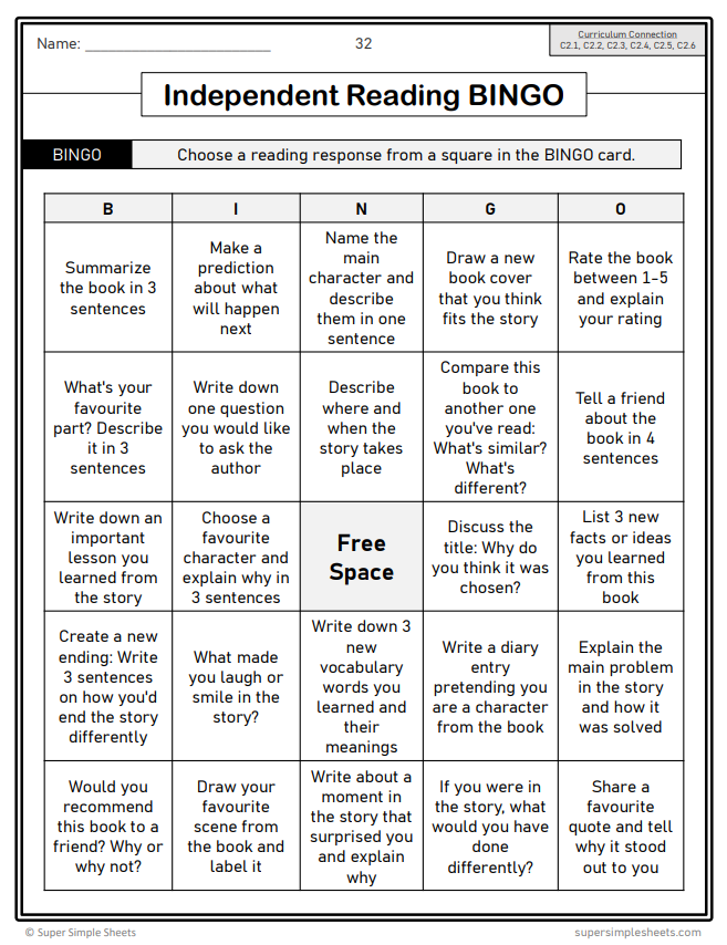 Grade 4 - Reading Comprehension Unit - Ontario Language - Lesson/Workbook Bundle