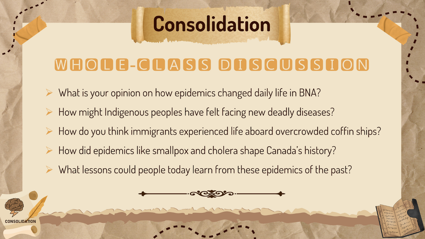 Grade 7 - Canada, 1800-1850: Conflict and Challenges - Ontario History - Lesson/Workbook Bundle