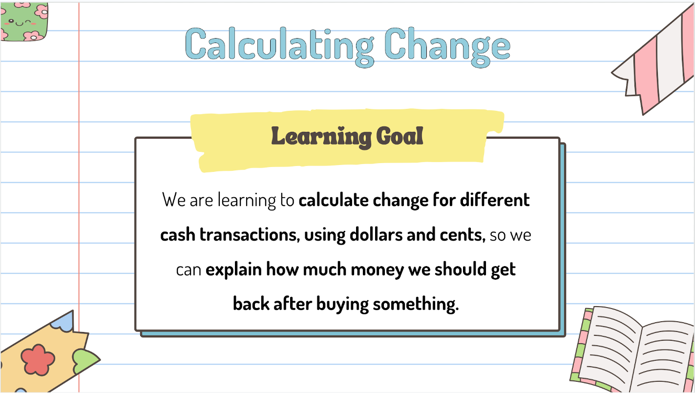 Grade 3 - Financial Literacy Unit - Ontario Math - Lesson/Workbook Bundle