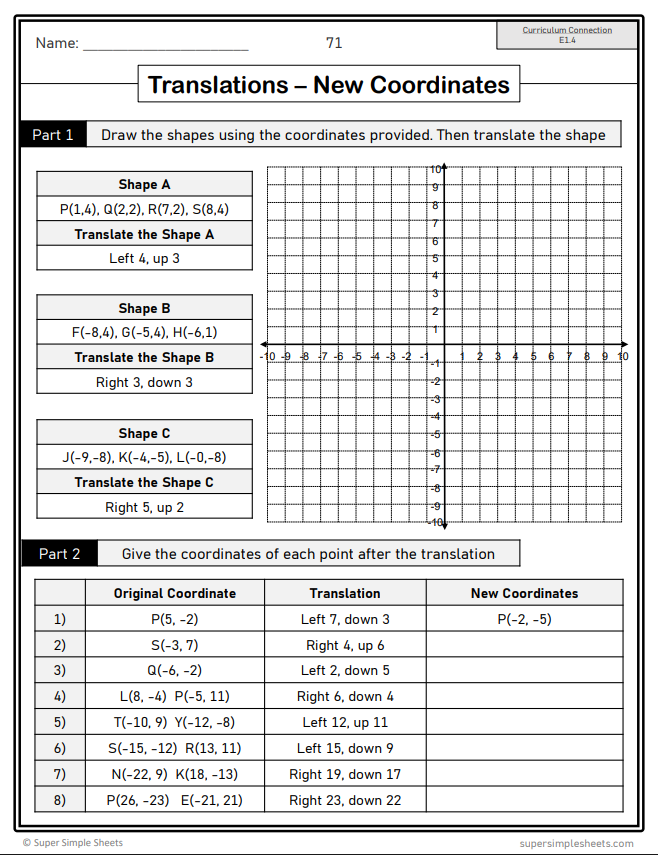 Grade 7 - Spatial Sense Unit - Ontario Math - Lesson/Workbook Bundle