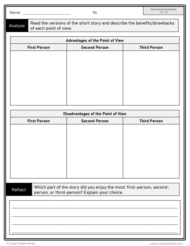 Grade 8 - Reading Comprehension - Manitoba Language - Lesson/Workbook Bundle