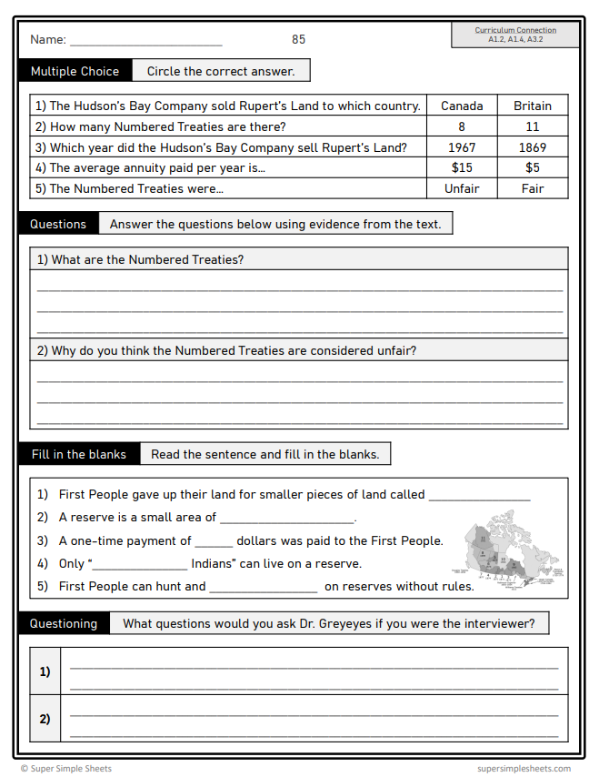 Grade 8 - Creating Canada, 1850-1890 - Ontario History Bundle