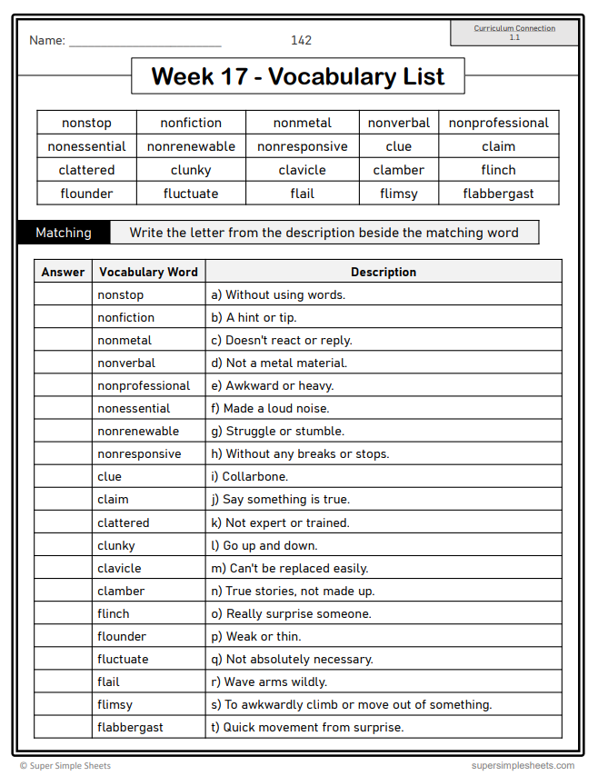 Grade 5 - Conventions & Vocabulary - Manitoba Language - Lesson/Workbook Bundle