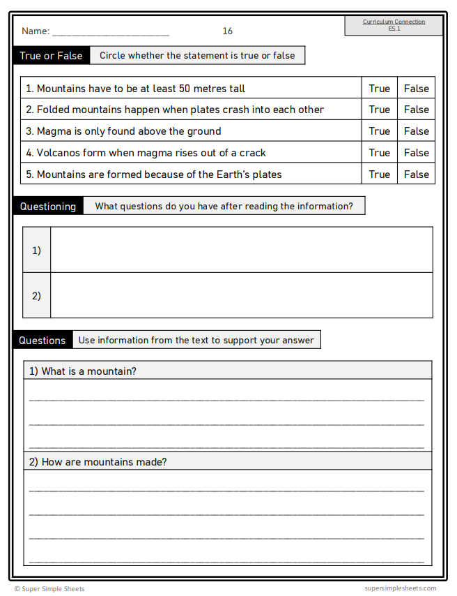Grade 3 - Earth Systems - Alberta Science - Lesson/Workbook Bundle
