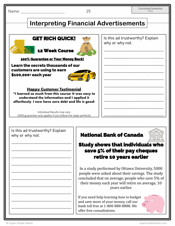 Grade 7 - Ontario Math - Full Year Bundle - New 2020 Curriculum