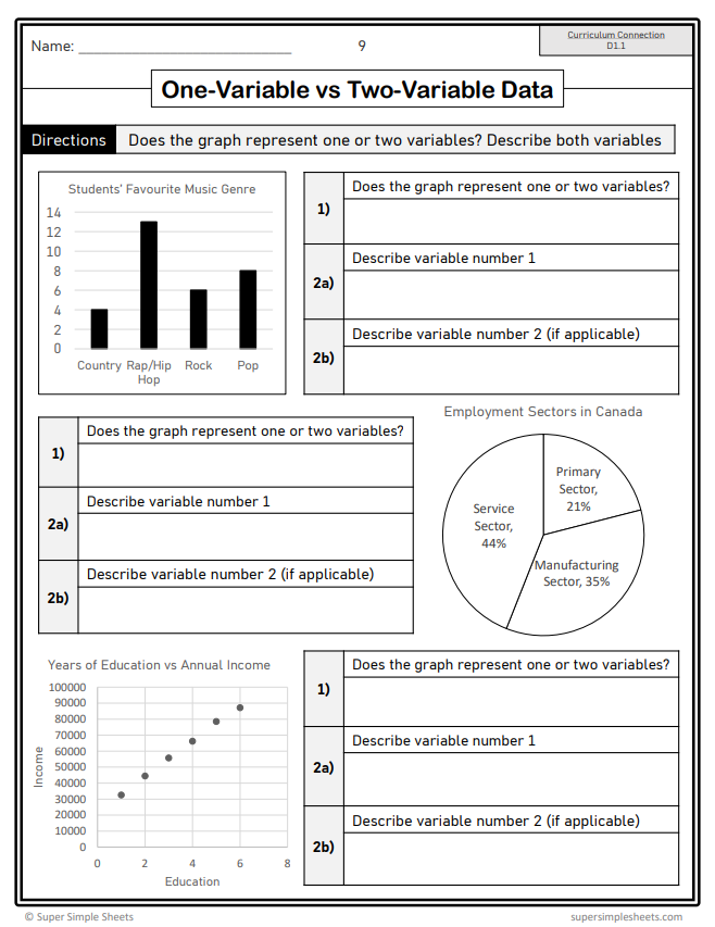Grade 8 - Data Literacy and Probability - Ontario Math - Lesson/Workbook Bundle