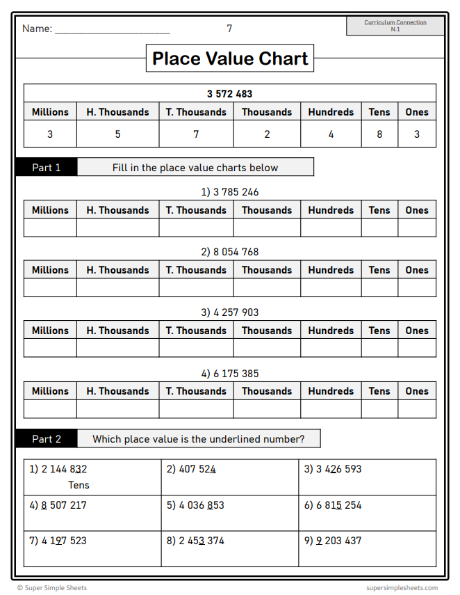 Grade 5 - Number Unit - Alberta Math - Lesson/Workbook Bundle