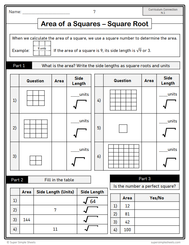 Grade 8 - Number Unit - BC Math - Lesson/Workbook Bundle