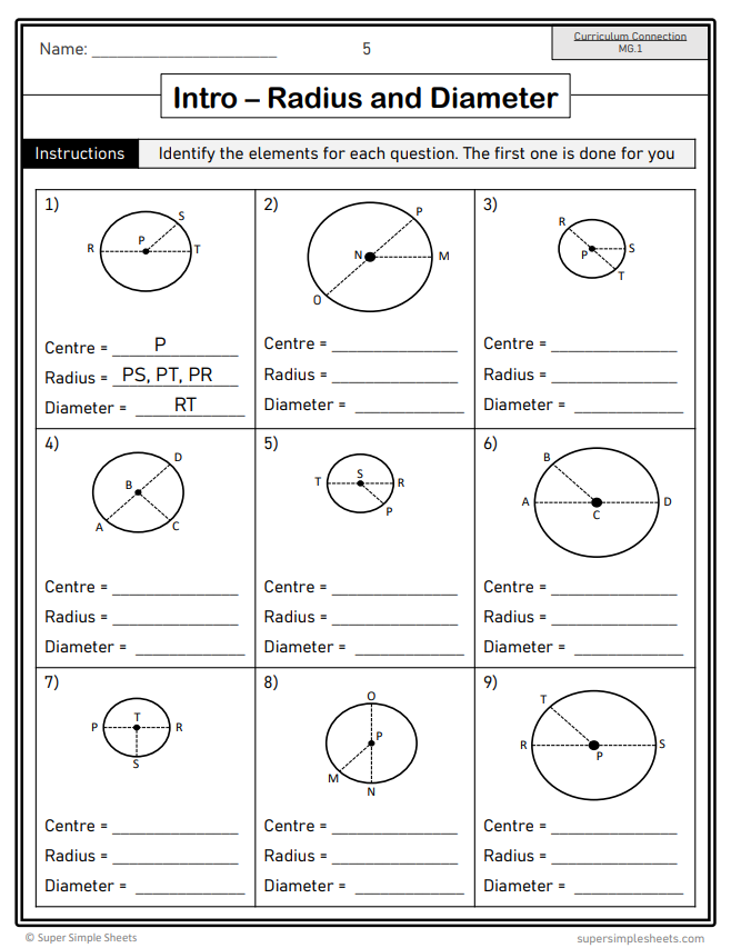 Grade 7 - Measuring Unit - BC Math - Lesson/Workbook Bundle