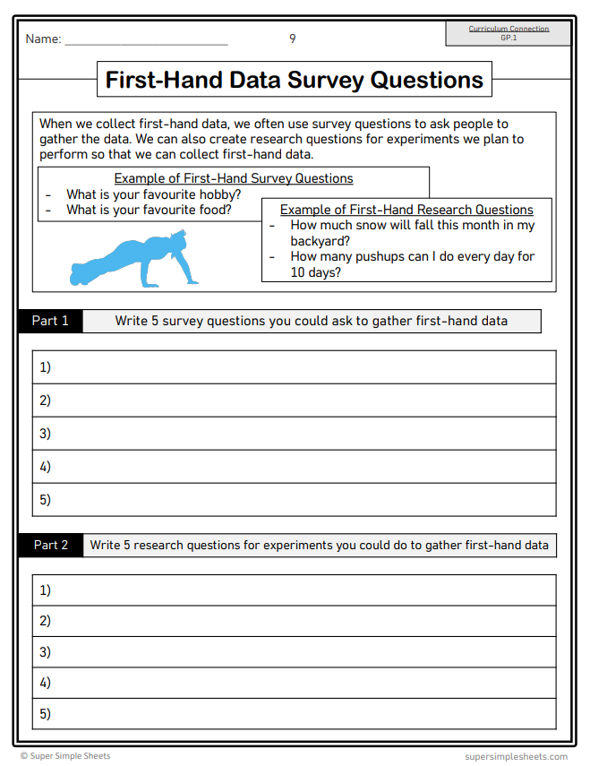 Grade 5 - Statistics Unit - BC Math - Lesson/Workbook Bundle