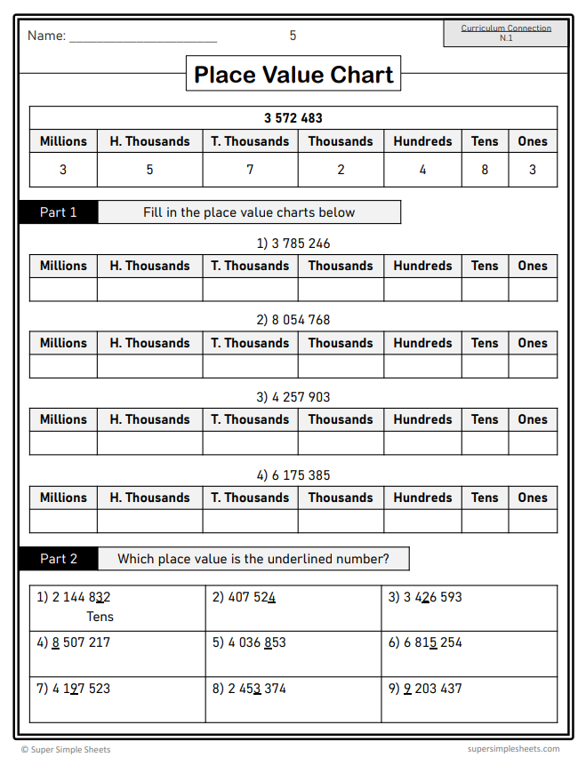 Grade 6 - Number Unit - Manitoba Math - Lesson/Workbook Bundle