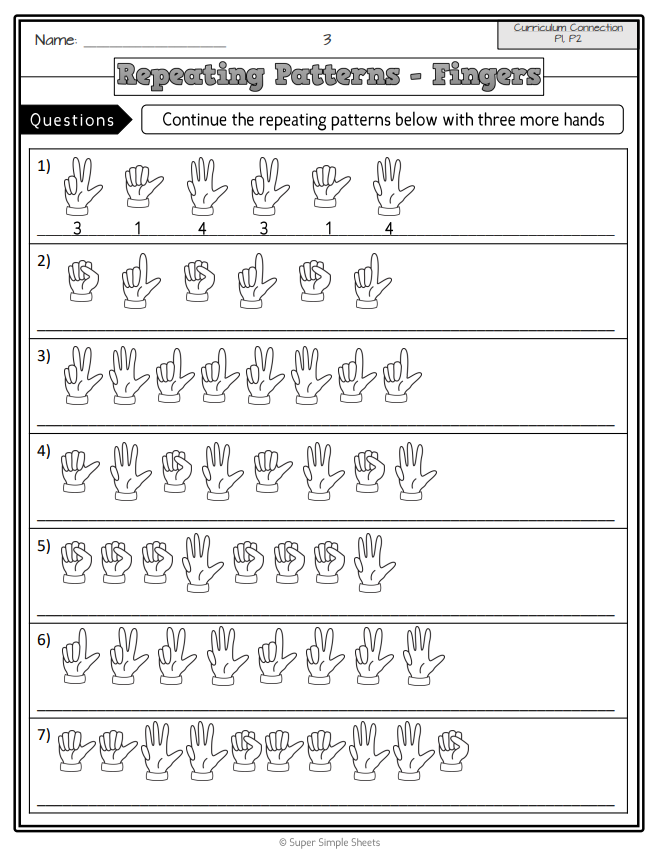 Grade 3 - Patterns and Relations - Manitoba Math - Lesson/Workbook Bundle