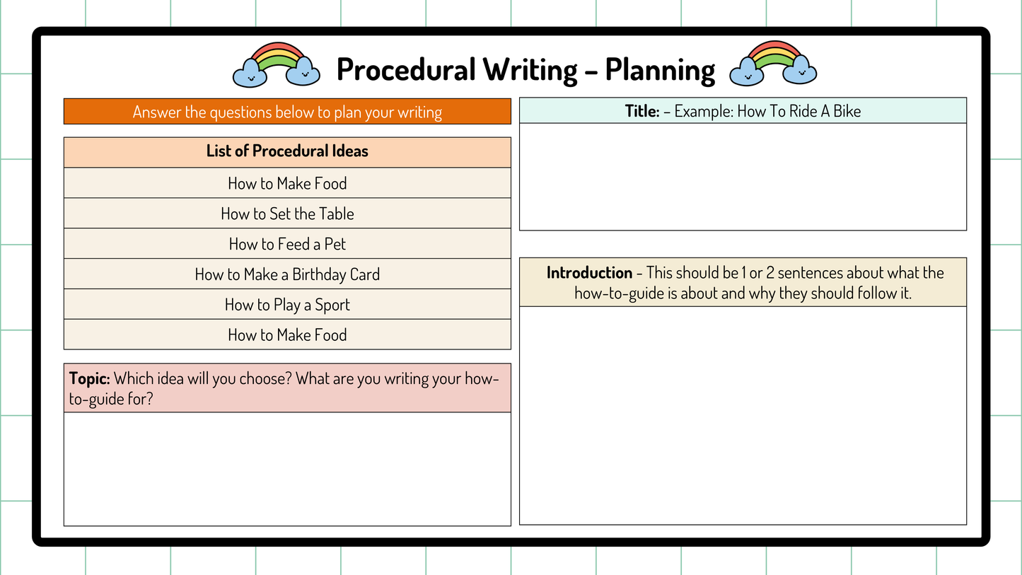 Grade 2 - Composition (Writing) Unit - Ontario Language - Lesson/Workbook Bundle