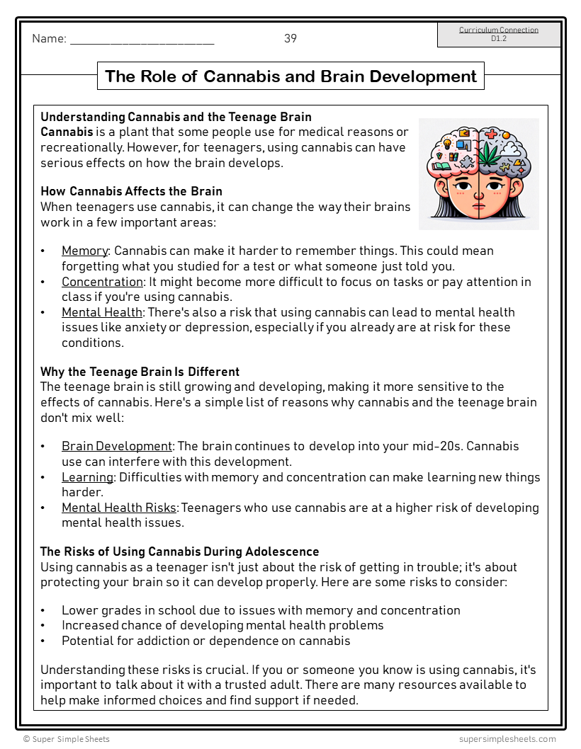 Ontario - Grade 7 Health - Full Year Bundle
