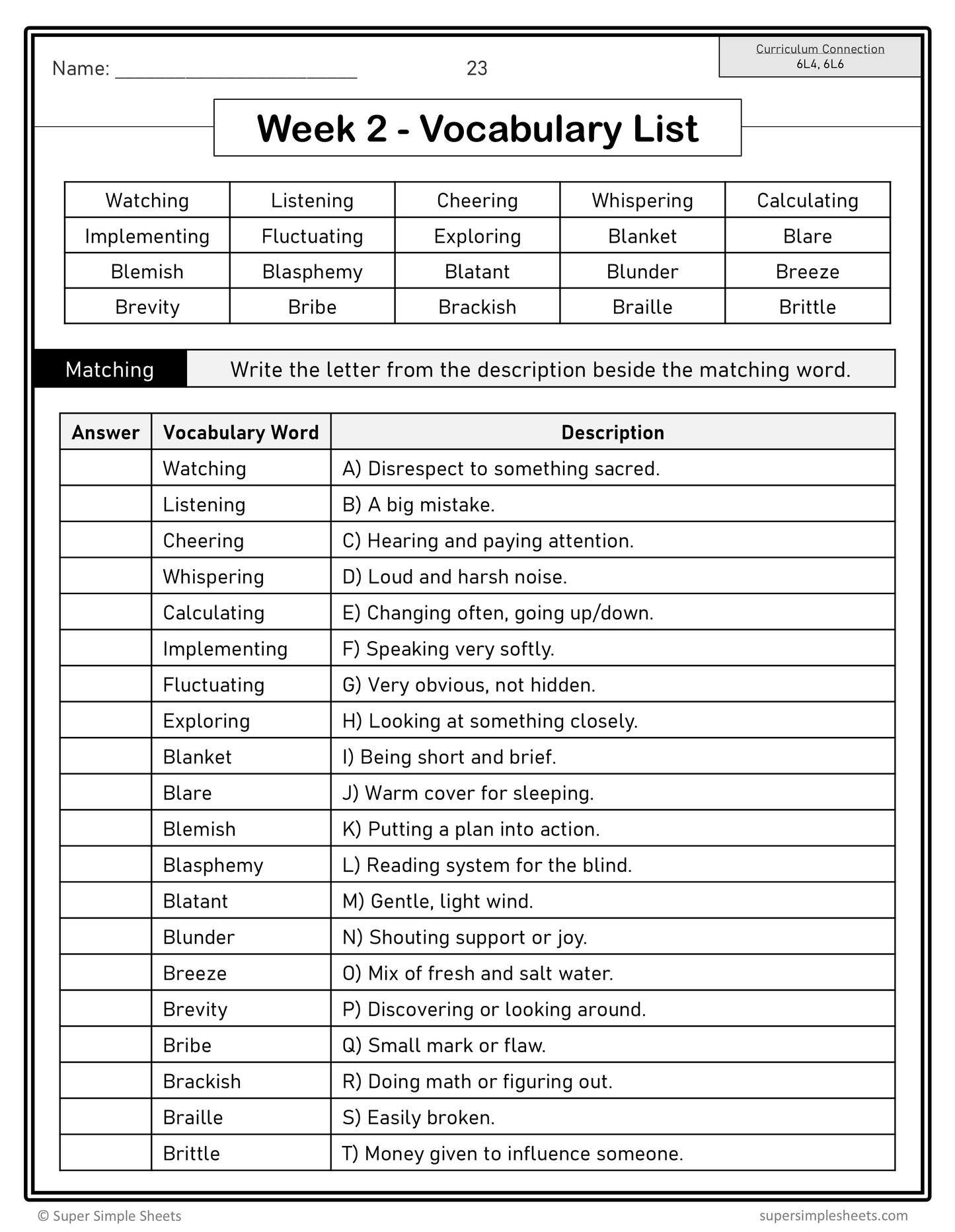 New York - Grade 6 English Language Arts (ELA) - FULL YEAR BUNDLE