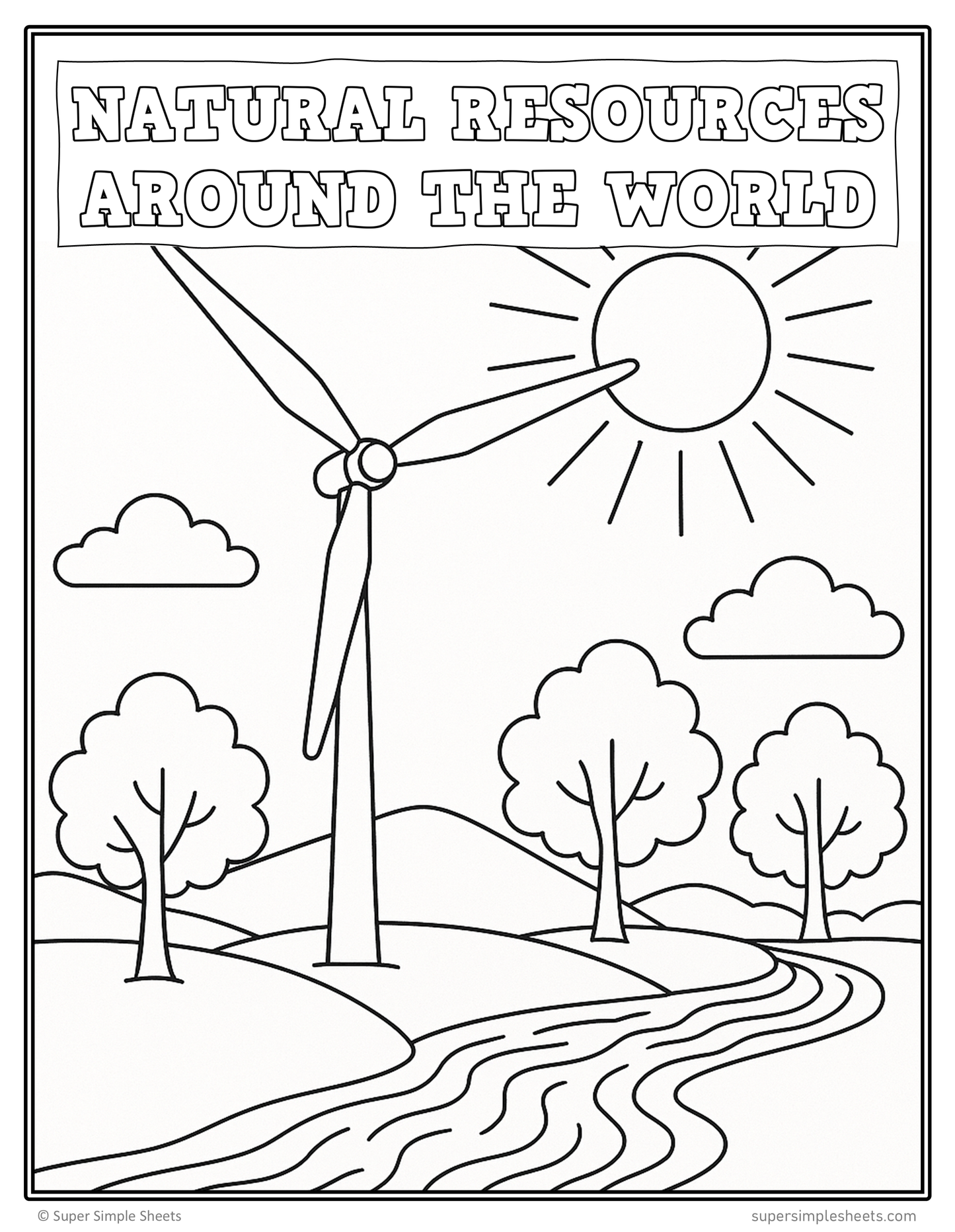 Grade 7 - Natural Resources Around the World - Ontario Geography - Bundle
