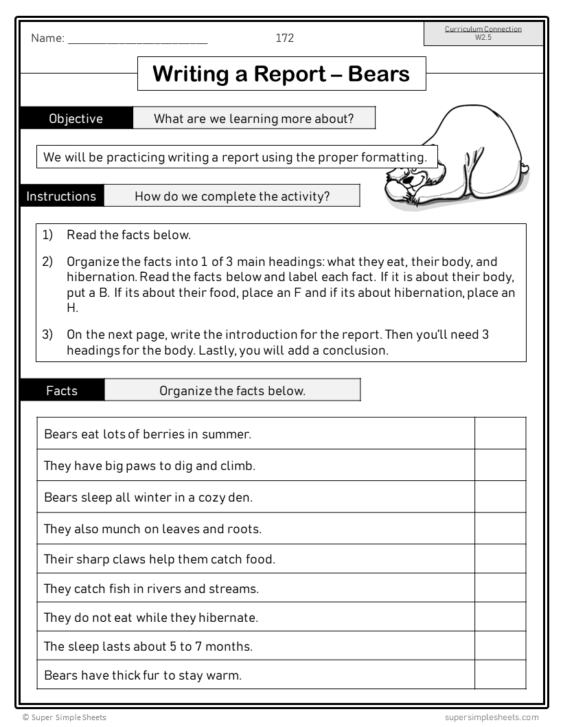 BC Grade 2 Language Arts ELA FULL YEAR BUNDLE Super Simple Sheets