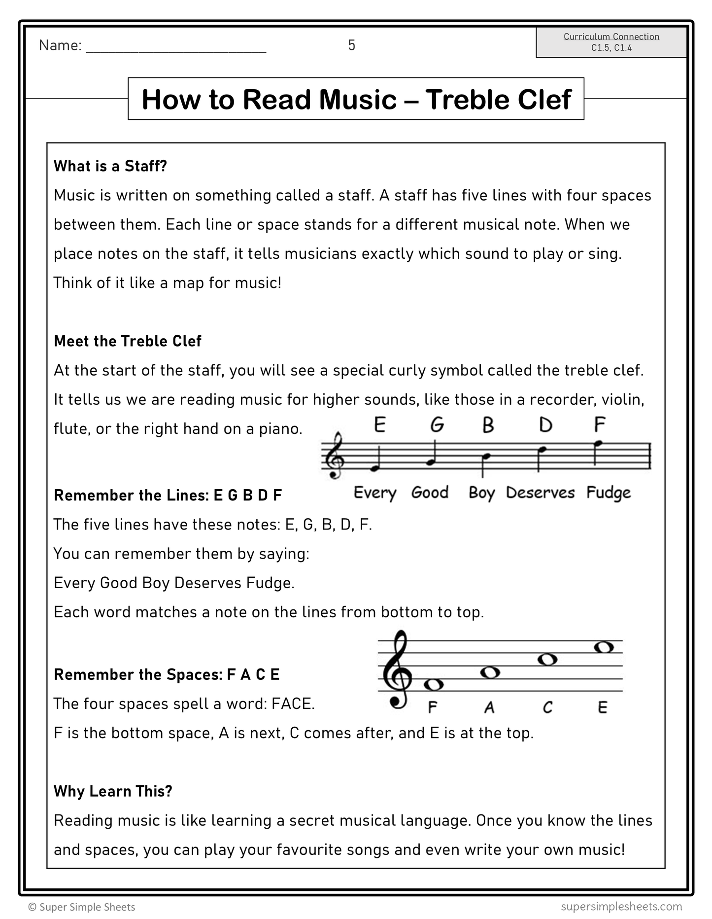 Grade 4 - Ontario The Arts Curriculum - FULL YEAR BUNDLE
