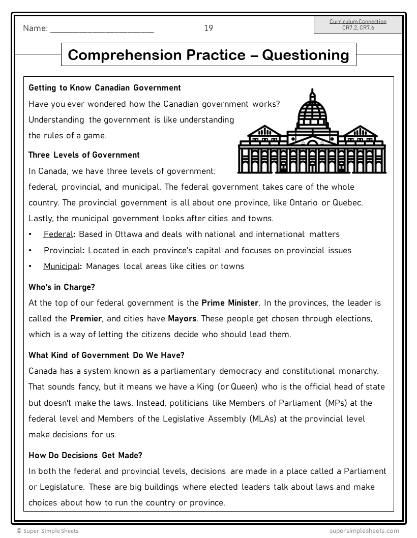 Saskatchewan Grade 7 Language Arts ELA - FULL YEAR BUNDLE