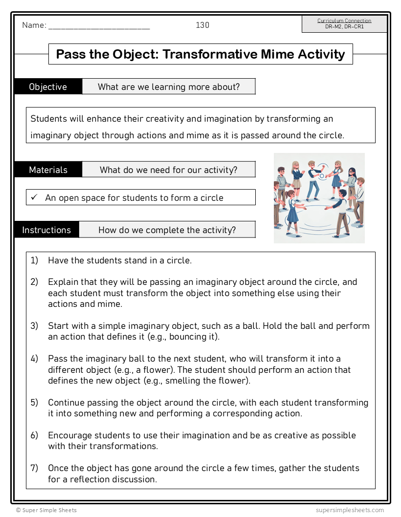 Manitoba Dramatic Arts Curriculum - Grade 7 - Drama unit
