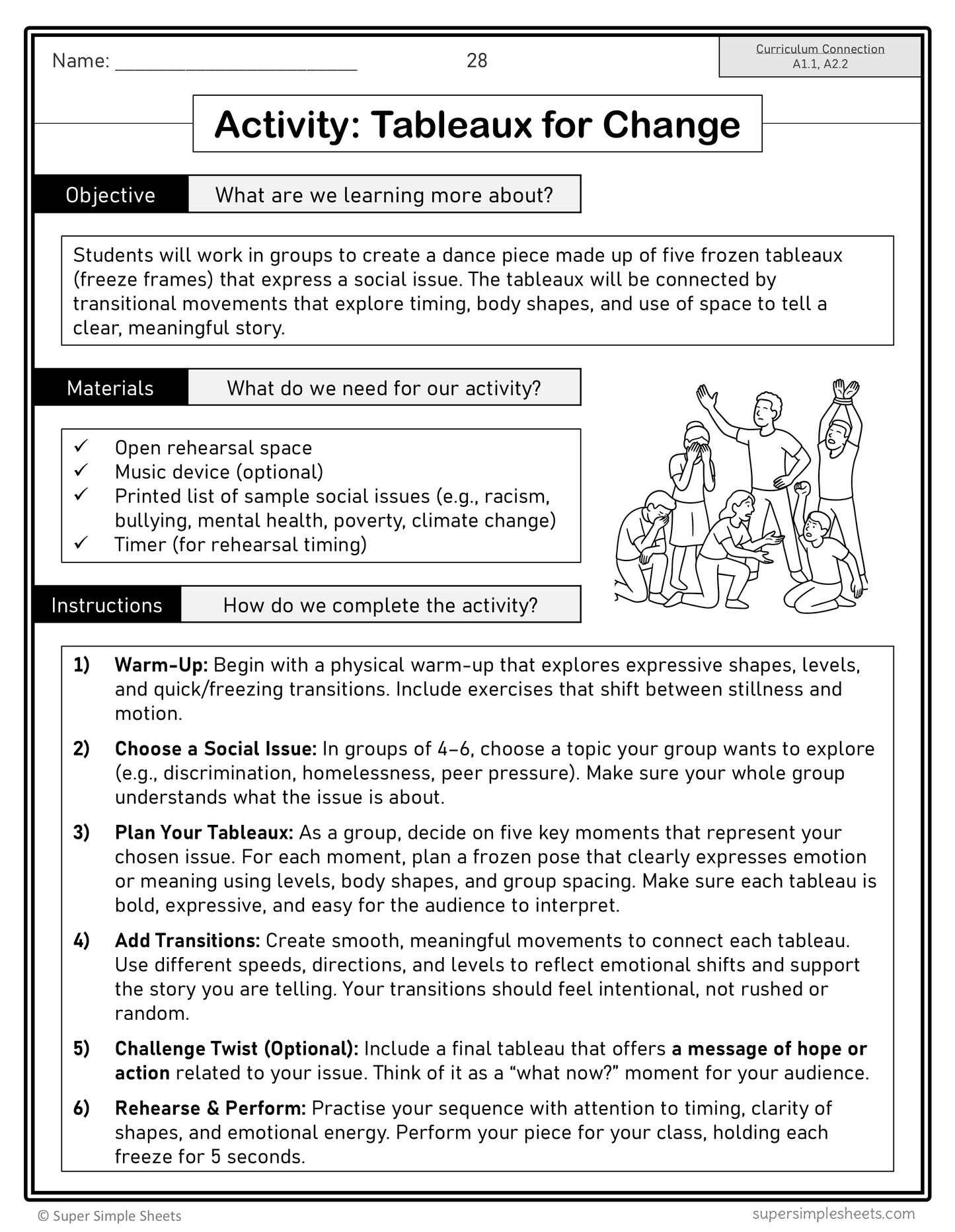 Grade 8 - Ontario The Arts Curriculum - FULL YEAR BUNDLE