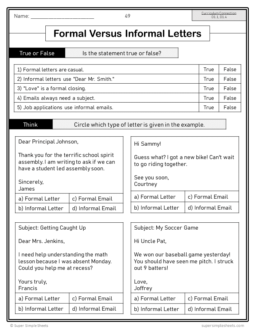 Super Simple Sheets