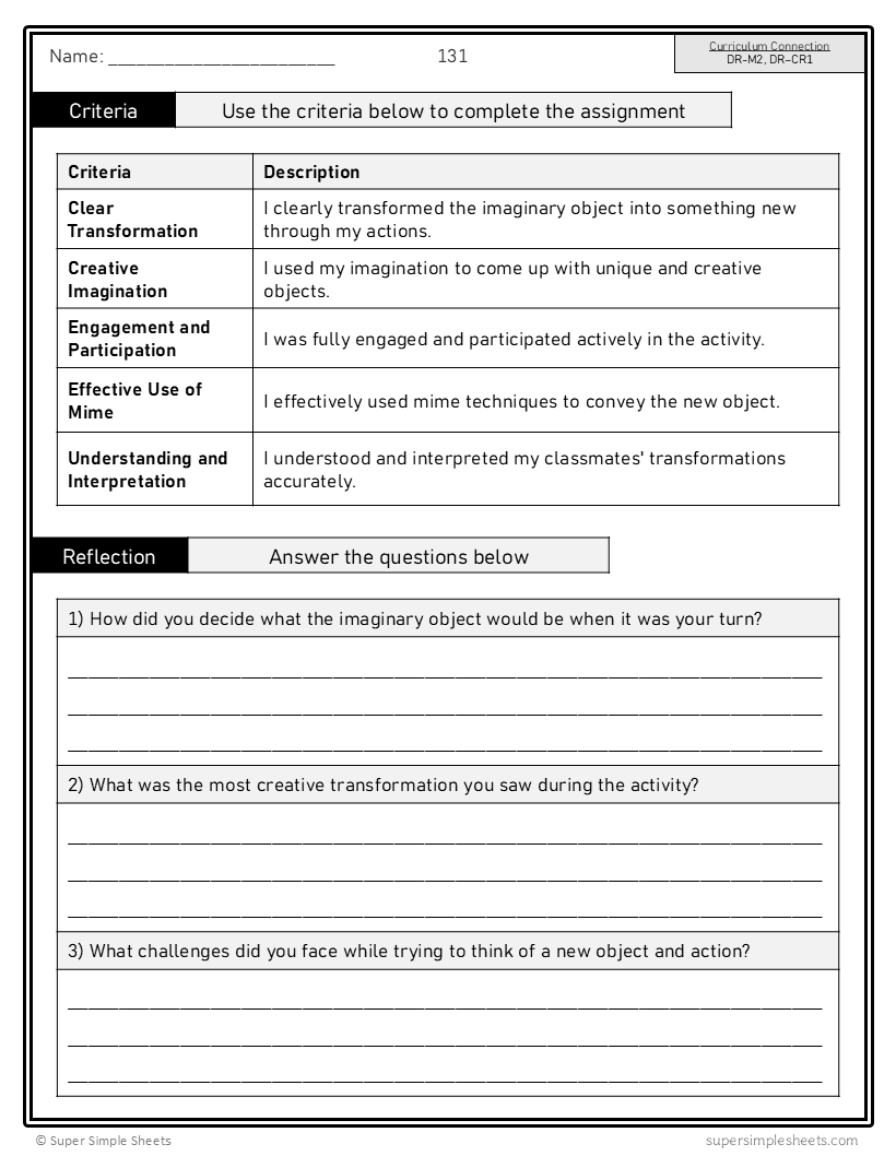 Manitoba Dramatic Arts Curriculum - Grade 7 - Drama unit