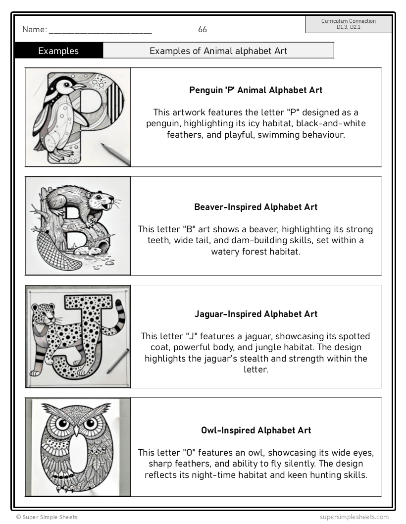 Ontario Arts Curriculum Grade 6 - Visual Arts
