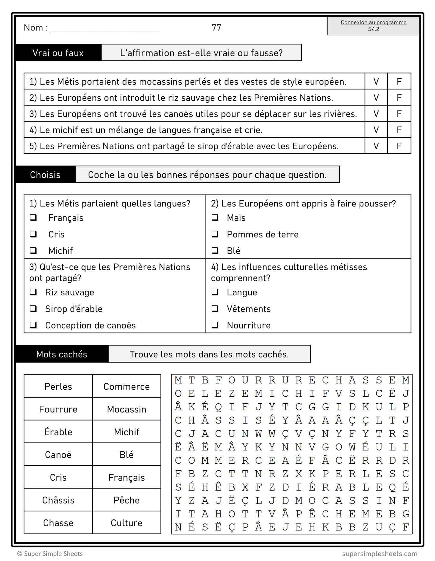 Alberta - Grade 4 Social Studies - French Immersion - FULL YEAR BUNDLE