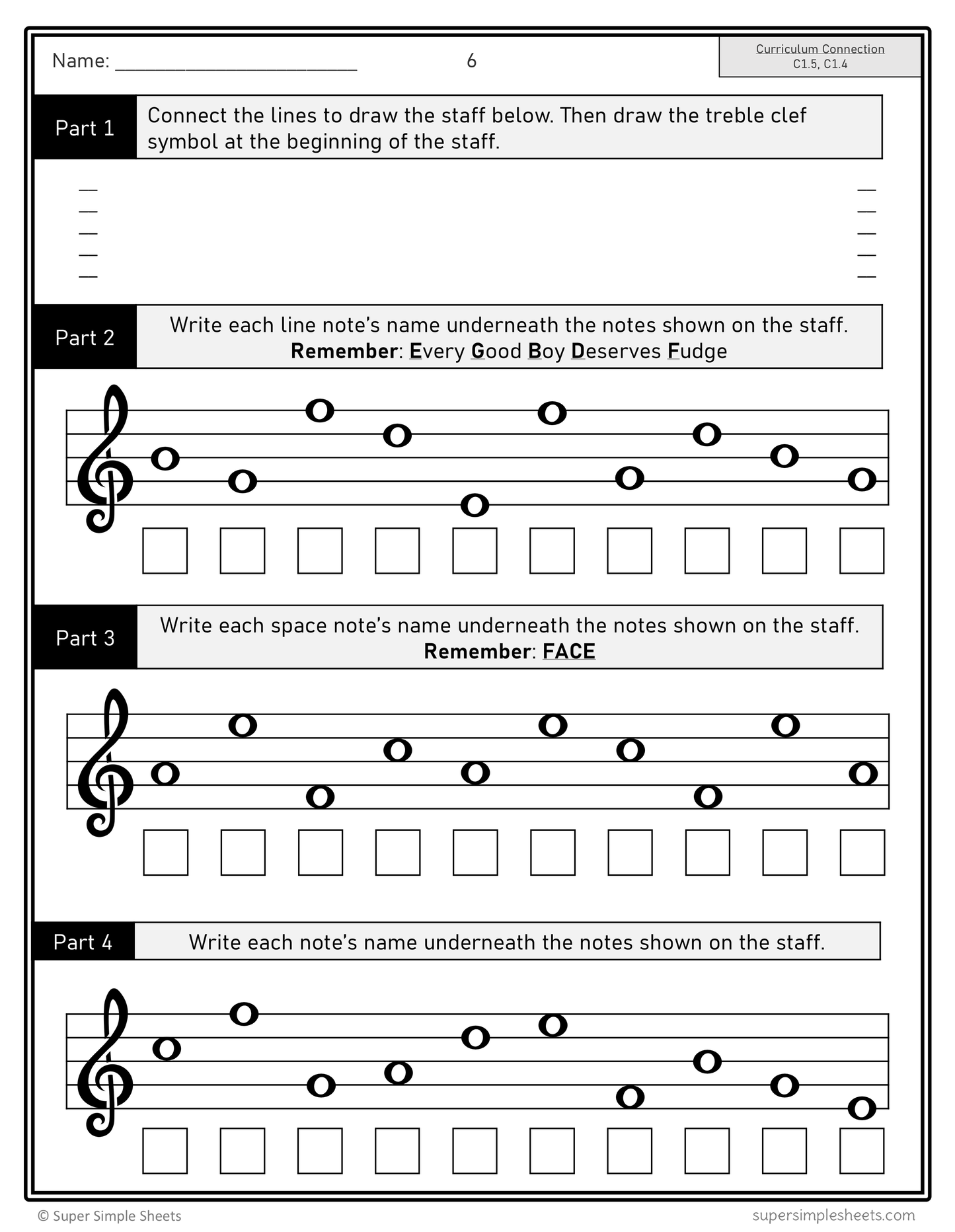 Grade 5 - Ontario The Arts Curriculum - FULL YEAR BUNDLE