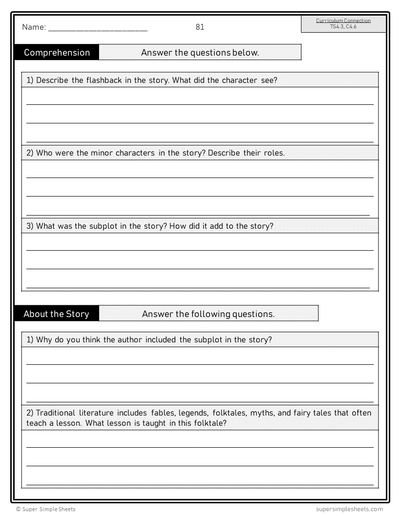 NEW 2023 Alberta Language ELA - Grade 4 - Comprehension, Text Forms & Structures