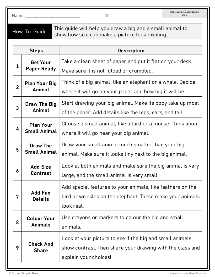Ontario Arts Curriculum Grade 1 - Visual Arts
