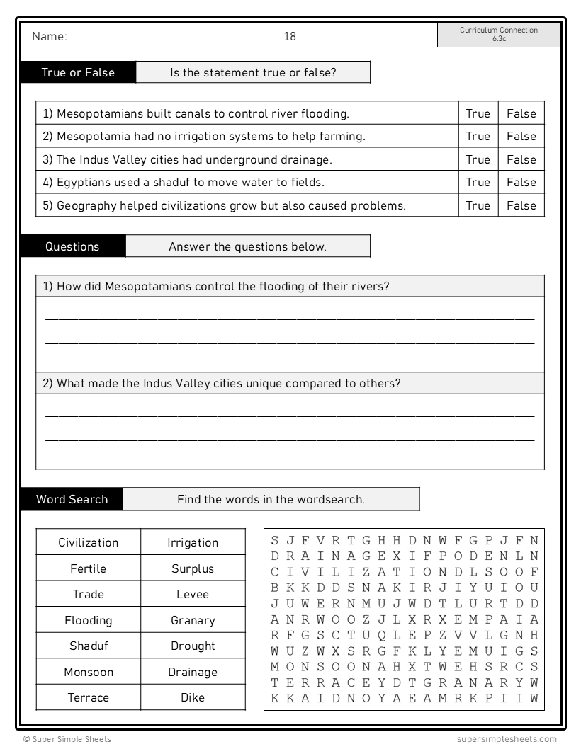 New York - Grade 6 Social Studies - FULL YEAR BUNDLE