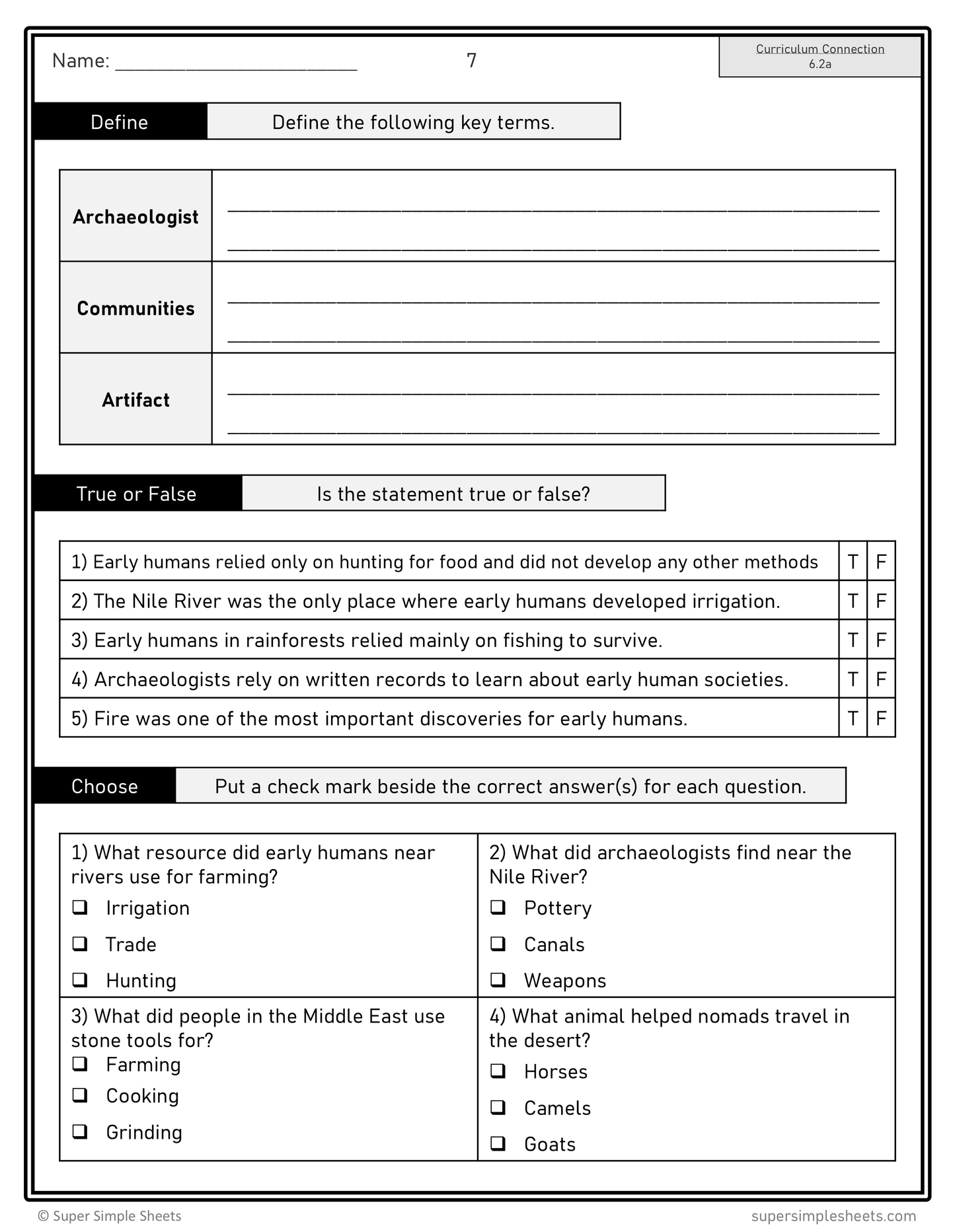 New York - Grade 6 Social Studies - FULL YEAR BUNDLE