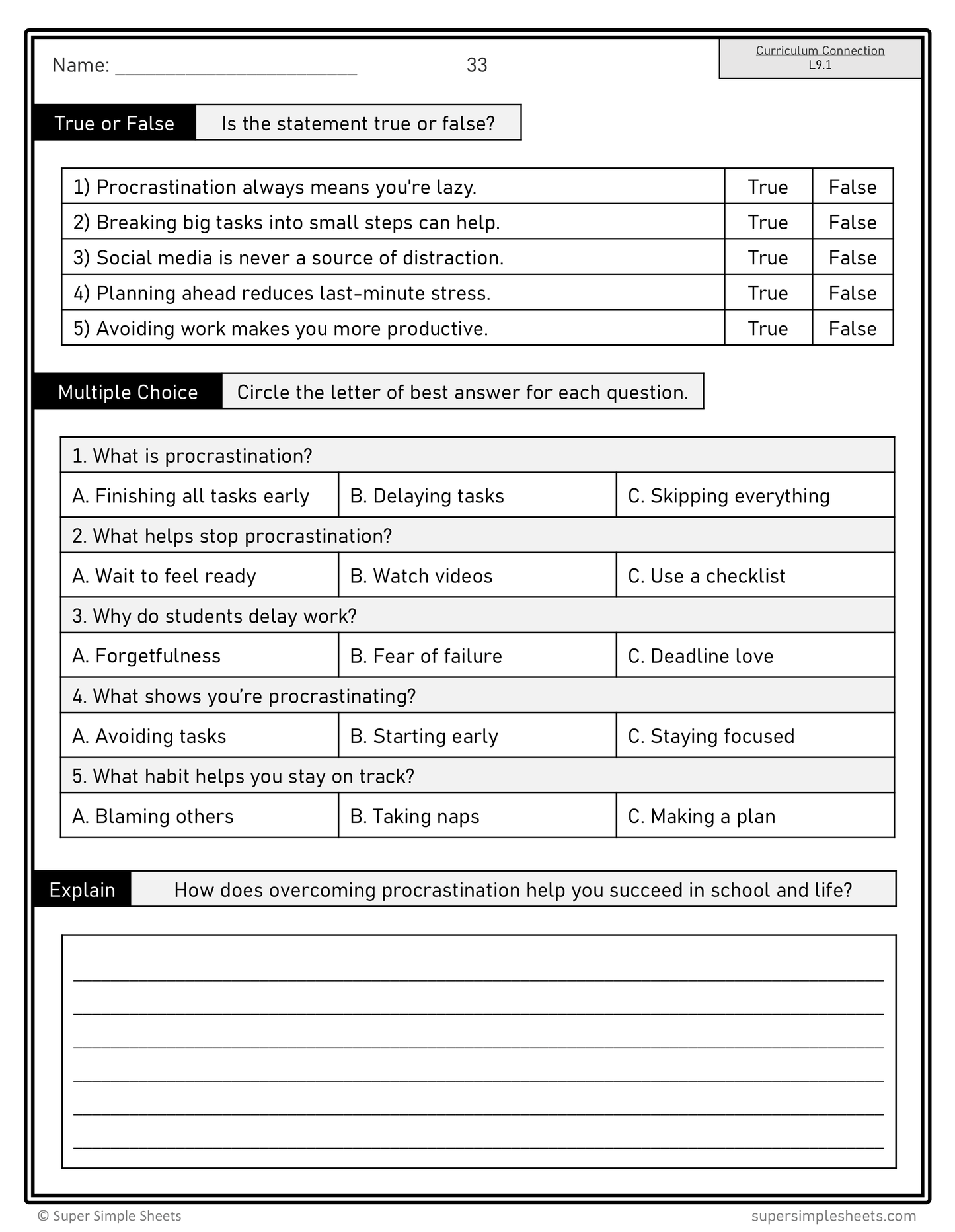 Grade 9 - Alberta Health and Wellness - FULL YEAR BUNDLE