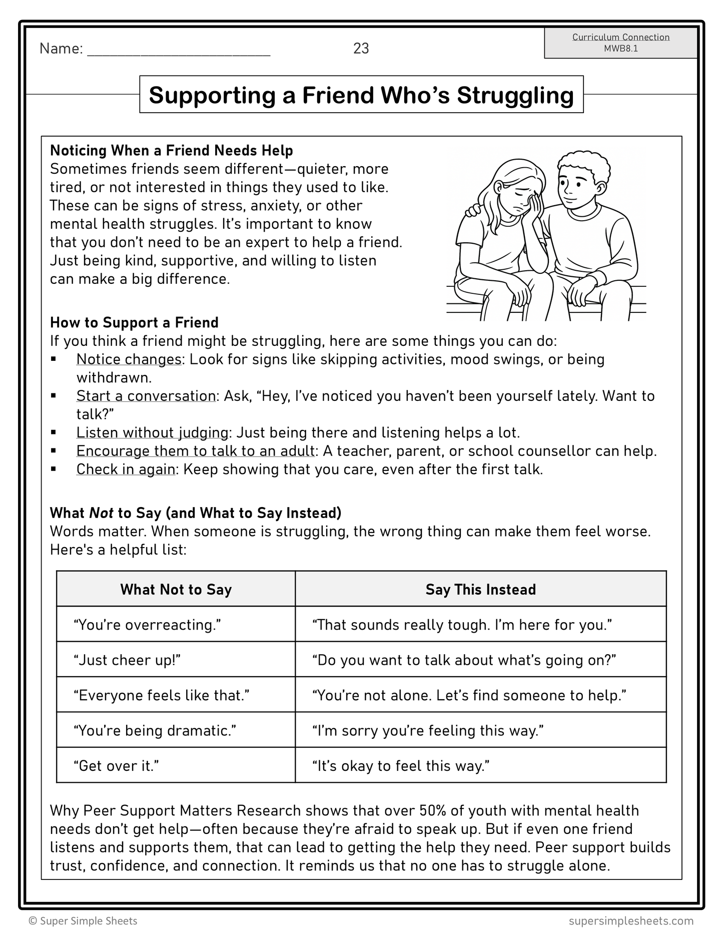 Grade 8 - BC Health Curriculum - FULL YEAR BUNDLE
