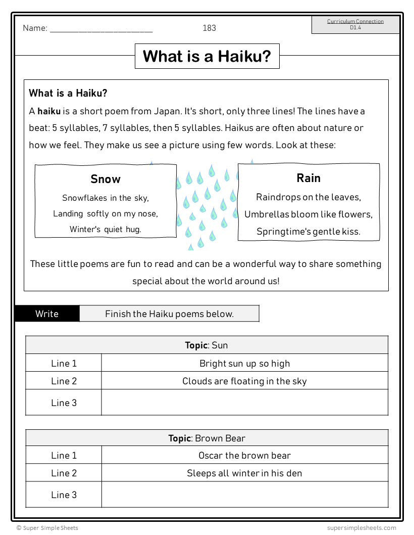 NEW 2023 Ontario Language - Grade 2 - Composition