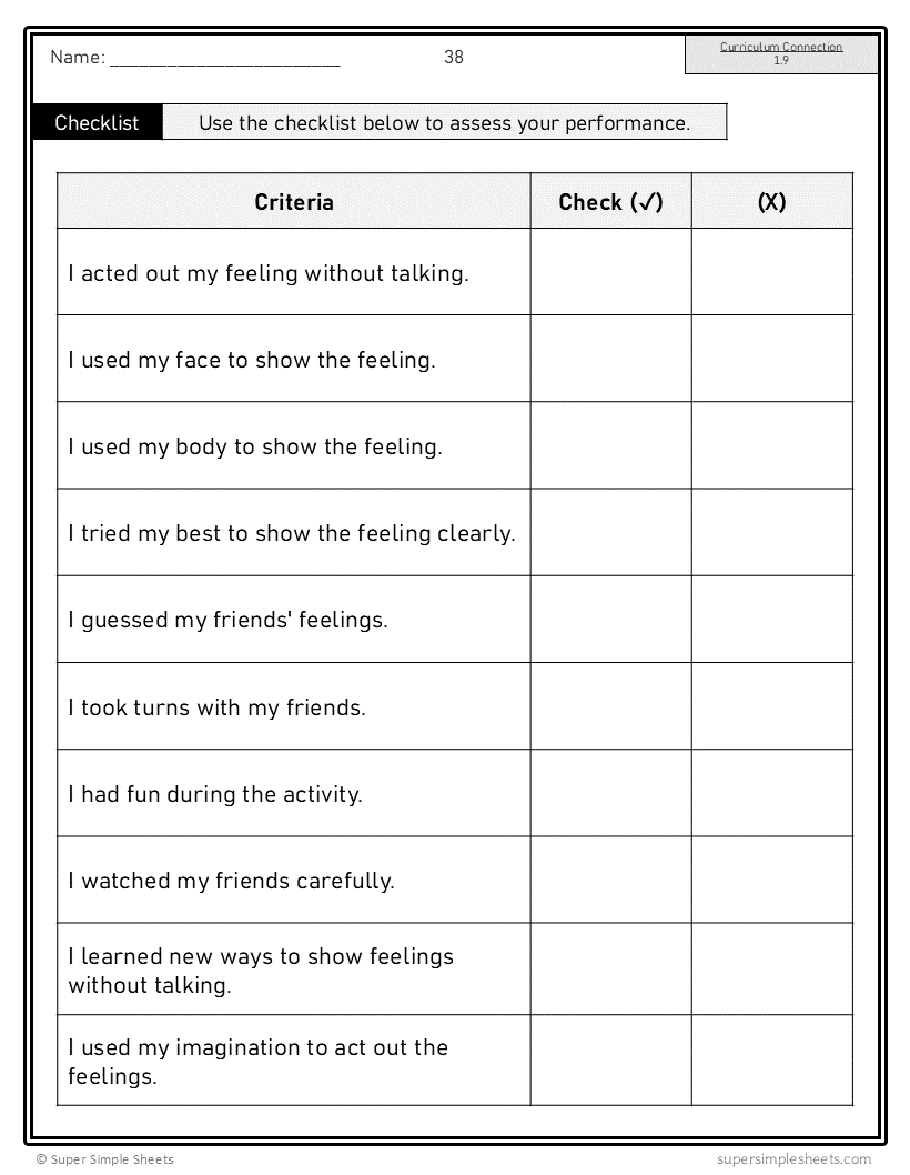 Alberta Fine Arts Curriculum Grade 1 - Drama - Full Year Unit